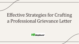 Grievance letter for unfair treatment
