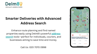 Smarter Deliveries with Advanced Address Search