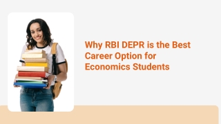 Why RBI DEPR is the Best Career Option for Economics Students