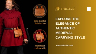 Explore the Elegance of Authentic Medieval Carrying Style
