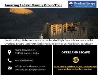Amazing Ladakh Family Group Tour