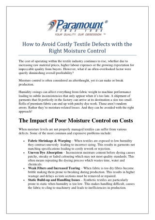 how to avoid costly textile defects with
