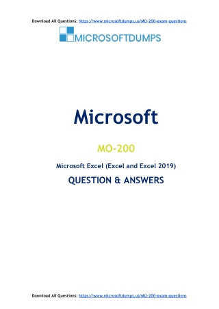 Can MO-200 Exam Dumps Truly Boost Your Microsoft Certification Score?