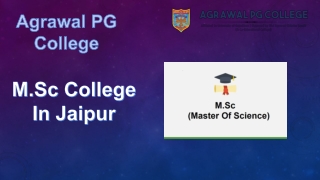 M.Sc College In Jaipur (1)