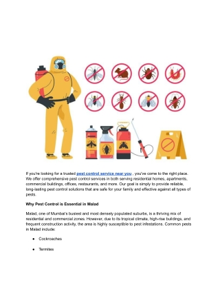 Effective Termite & Cockroach Control in Malad