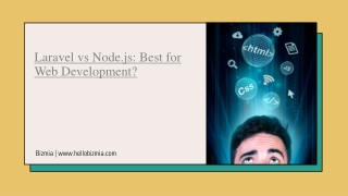 Laravel Vs Node.js: Which one is Best for Web Development Project?