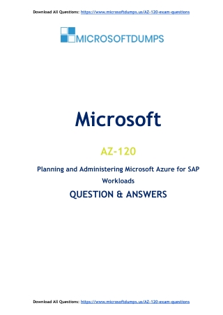 Why Ambitious Candidates Are Trusting AZ-120 Exam Dumps for Microsoft Certificat