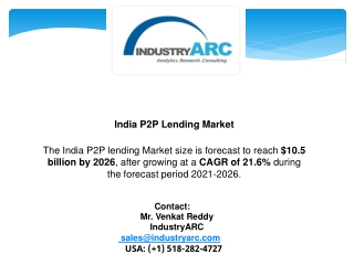 “India’s Booming P2P Lending Market: A New Era of Alternative Finance”