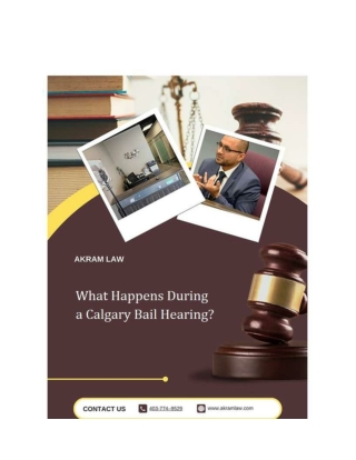 What Happens During a Calgary Bail Hearing?