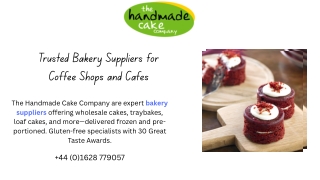 Premium Wholesale Cakes for Cafés & Restaurants
