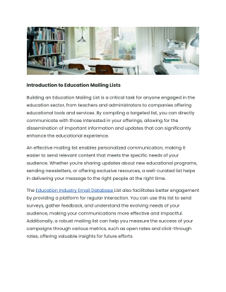 Building an Effective Education Mailing List_ The Ultimate Guide