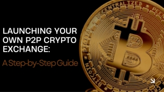 launching your own p2p crypto exchange