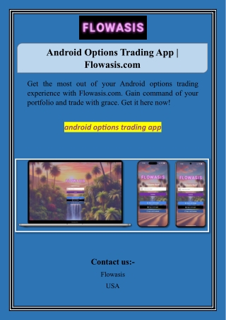 android options trading app flowasis com