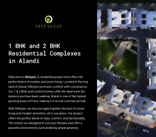 Affordable 1 BHK and 2 BHK Residential Complexes in Alandi by Gada Group