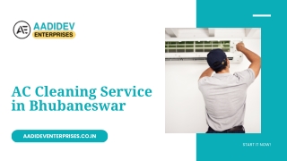 AC Cleaning Service in Bhubaneswar - Aadidev Enterprises