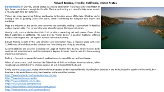 Bidwell Marina | Boating & Outdoor Adventures in Oroville, California, USA