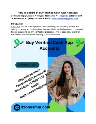 The Real Guide To Buy Verified Cash App Accounts In 2025