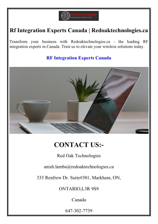 rf integration experts canada redoaktechnologies