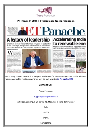pr trends in 2025 pressrelease tracepresence in