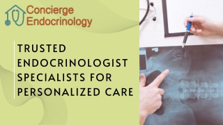 Trusted Endocrinologist Specialists for Personalized Care