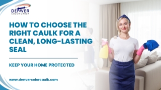 Looking for the Best Caulk for Windows?