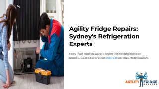 agility fridge repairs sydney s refrigeration