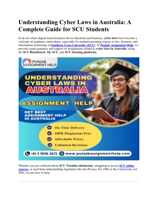 understanding cyber laws inaustralia a complete