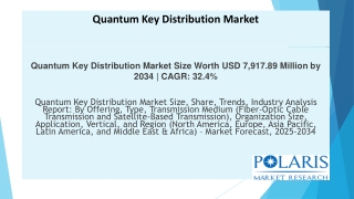quantum key distribution market
