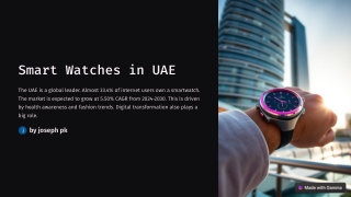 Affordable Smart Watches in UAE – Great Deals Now