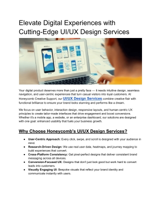 elevate digital experiences with cutting edge