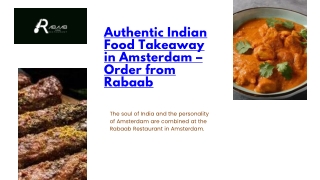 Authentic Indian Food Take Away in Amsterdam – Rabaab Restaurant