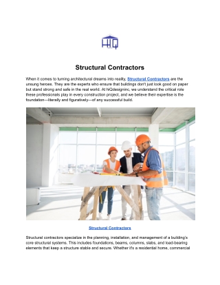 Structural Contractors