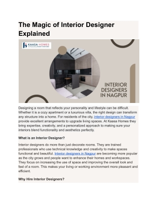 Interior Designers in Nagpur