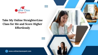 take my online straighterline class