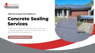 Reliable Concrete Sealing Services in Melbourne