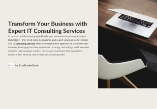transform your business with expert it consulting