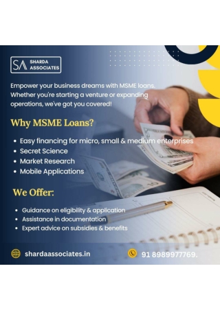 MSME Registration – Benefits for Traders