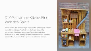 Matschküche diy