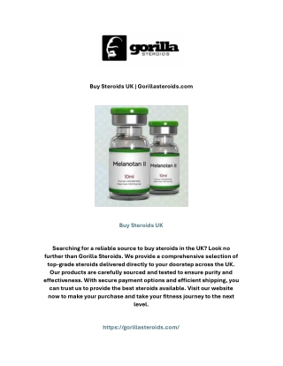 Buy Steroids UK | Gorillasteroids.com