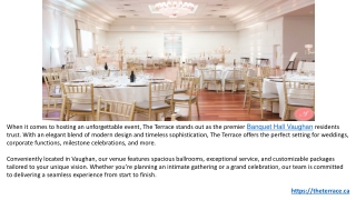 when it comes to hosting an unforgettable event