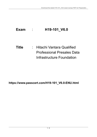 download the latest h19 101 v6 0 exam dumps