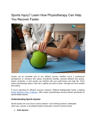 Sports Injury_ Learn How Physiotherapy Can Help You Recover Faster