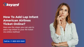 How To Add Lap Infant American Airlines Ticket Online?