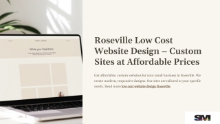 roseville low cost website design custom sites