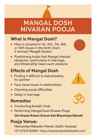 Mangal Dosh Nivaran Pooja – Complete Guide & Remedies
