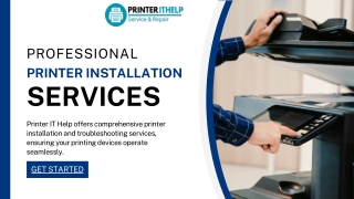Professional Printer Installation Services for Homes & Offices