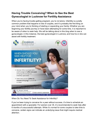 Dr. Noopur Jaiswal: Obstetrician and Gynecologist in Lucknow