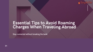 Essential Tips to Avoid Roaming Charges When Traveling Abroad