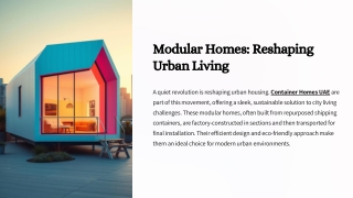 Why Modular Homes Are Reshaping Urban Living