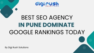 Best SEO Agency in Pune Dominate Google Rankings Today